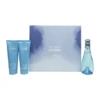 Davidoff Cool Water Woman Gift Set 100ml EDT + 75ml Body Lotion + 75ml Shower Gel